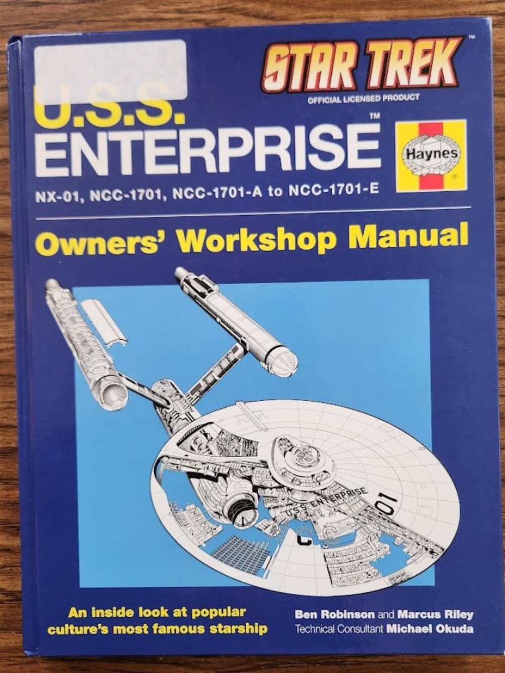Star Trek U.S.S. Enterprise Haynes Manual Hardcover Book StarShip Kirk Picard En